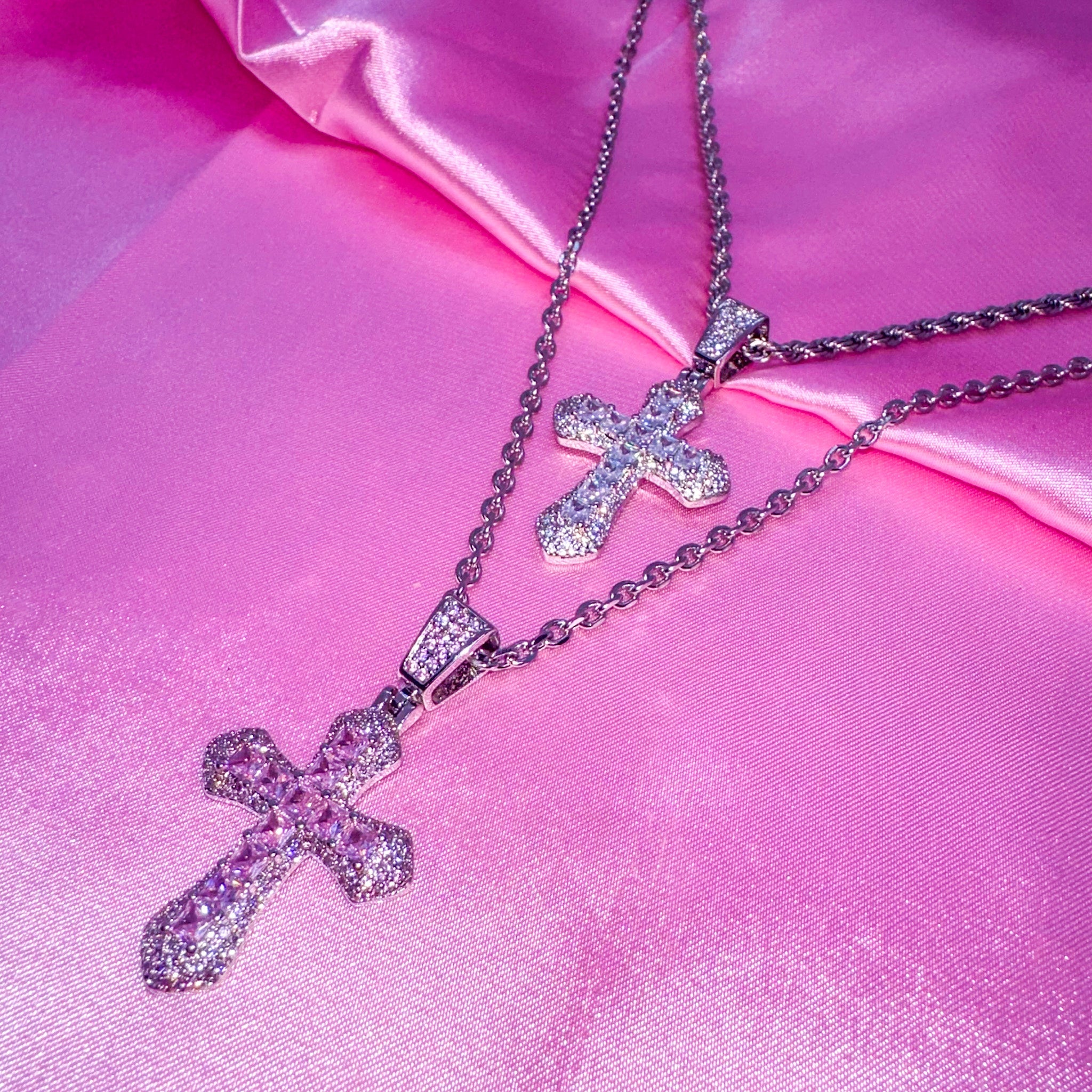 Frozen Cross Pendant