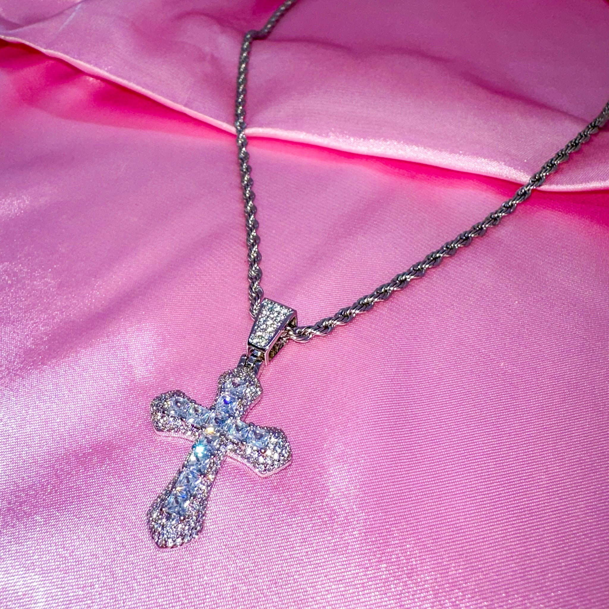 Frozen Cross Pendant