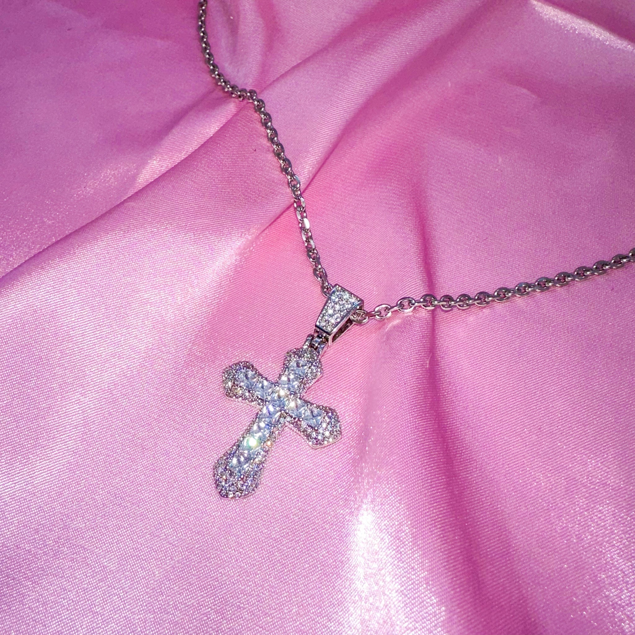 Frozen Cross Pendant