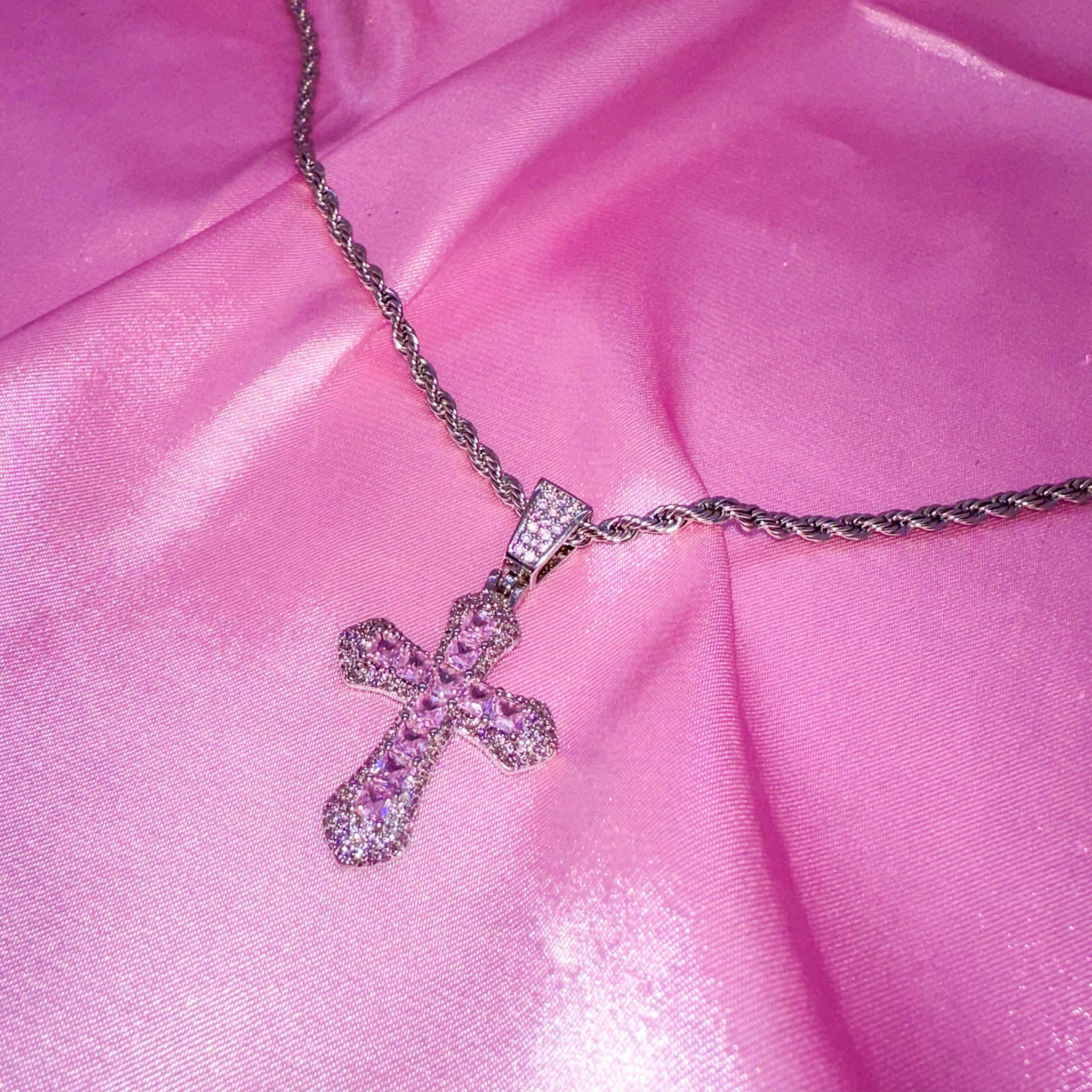 Frozen Cross Pendant