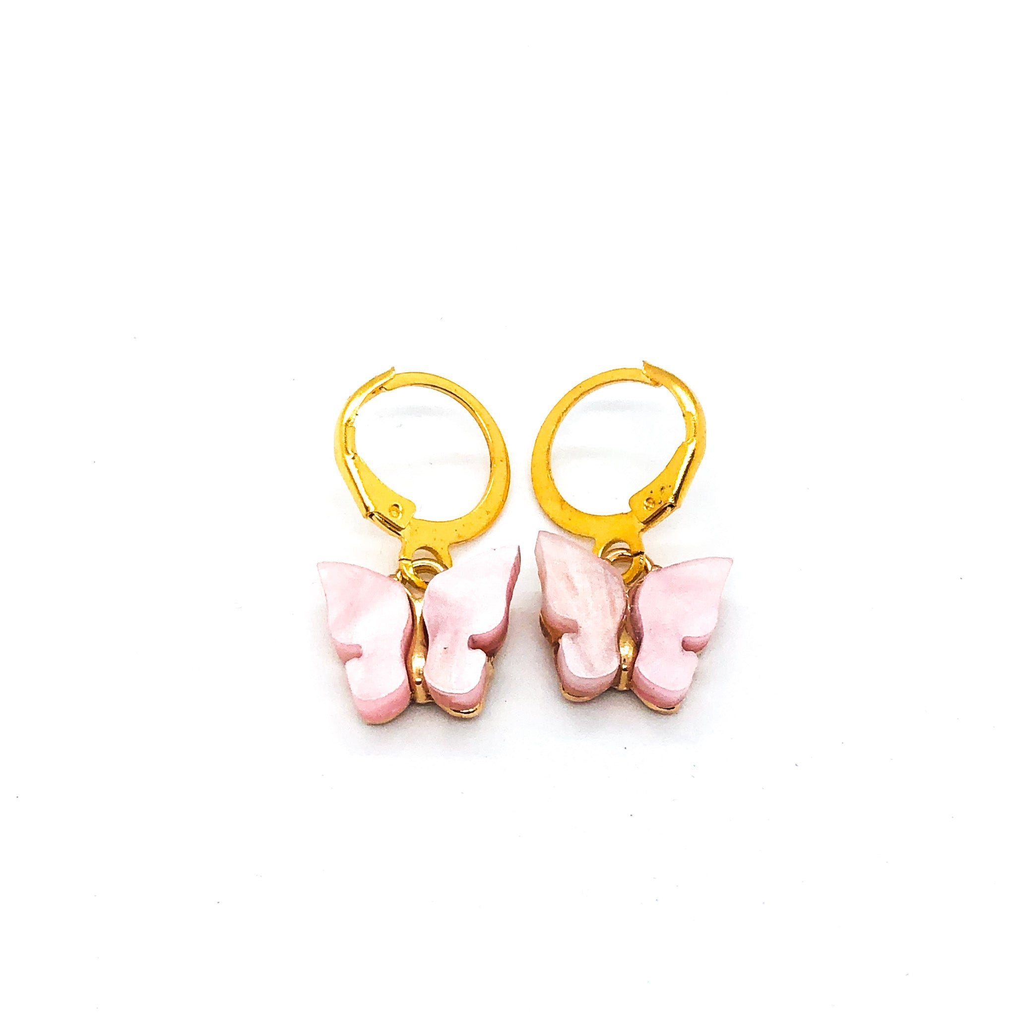 Jelly Butterfly Earrings Gold