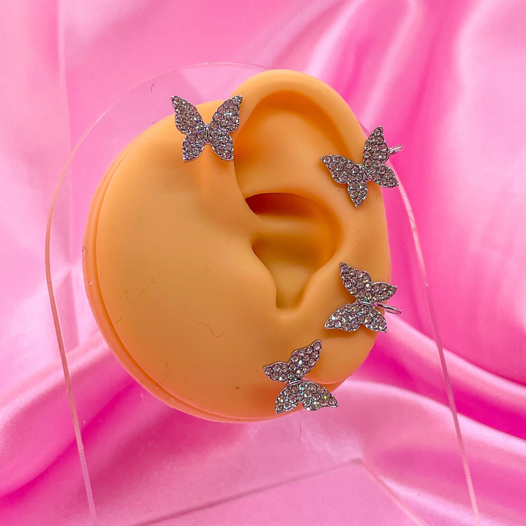 Fake Ear Piercing Butterfly