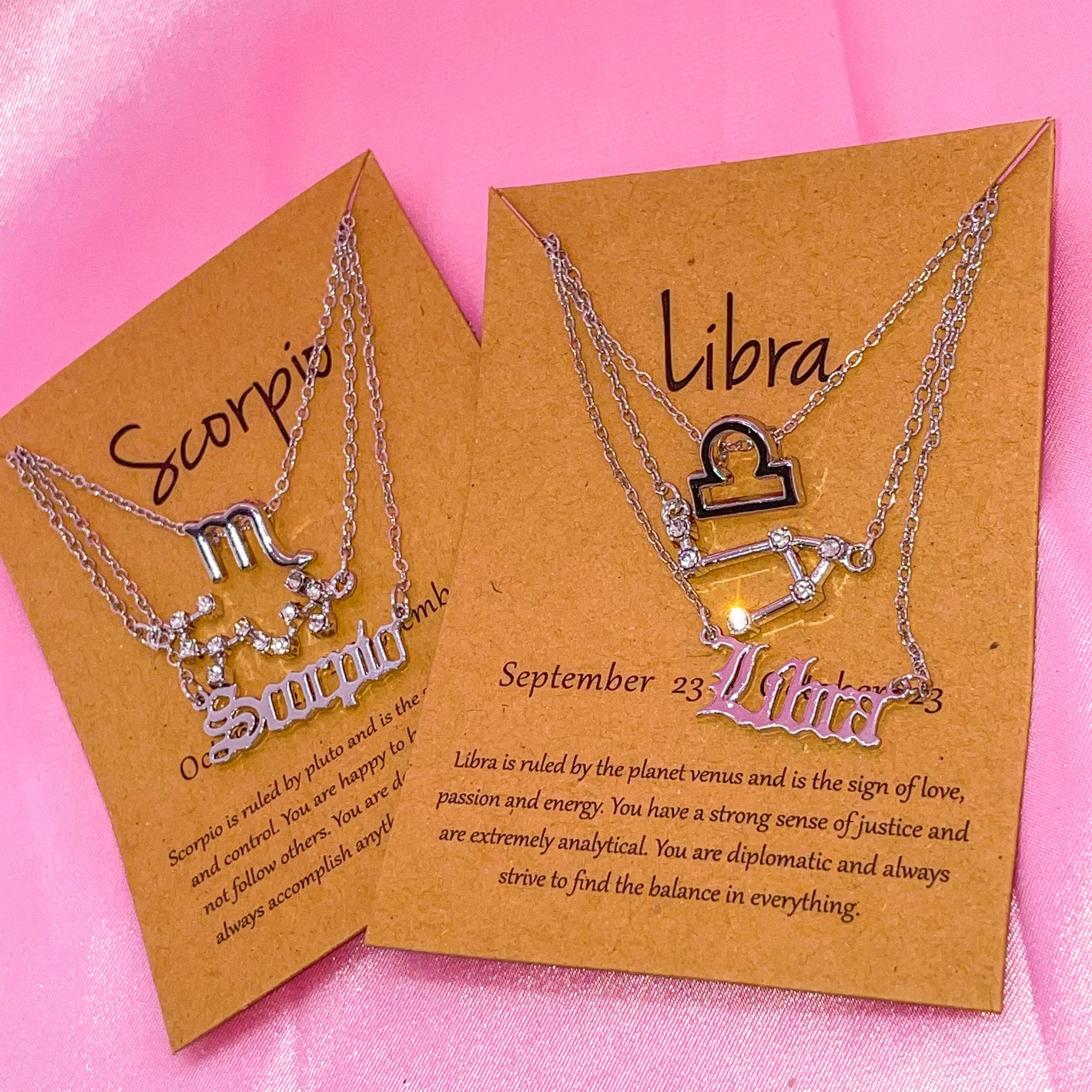 Zodiac Necklace Set