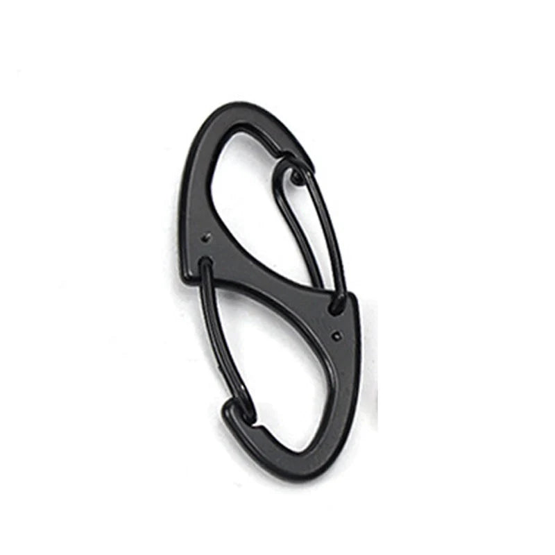 Double-Ended S-Shaped Aluminum Carabiner Clip