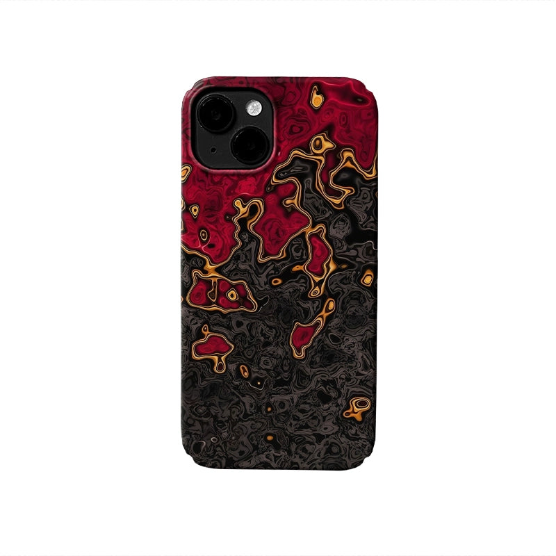 Red Lava iPhone Case