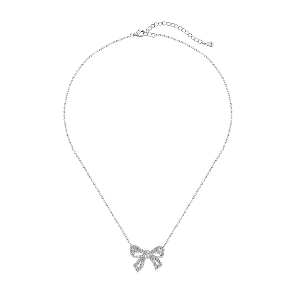 Privé Twinkle Bow Necklace