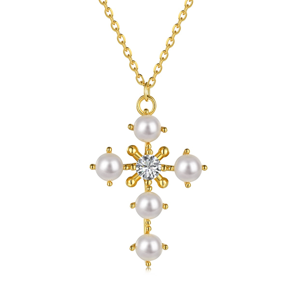 Privé Grace Cross Necklace