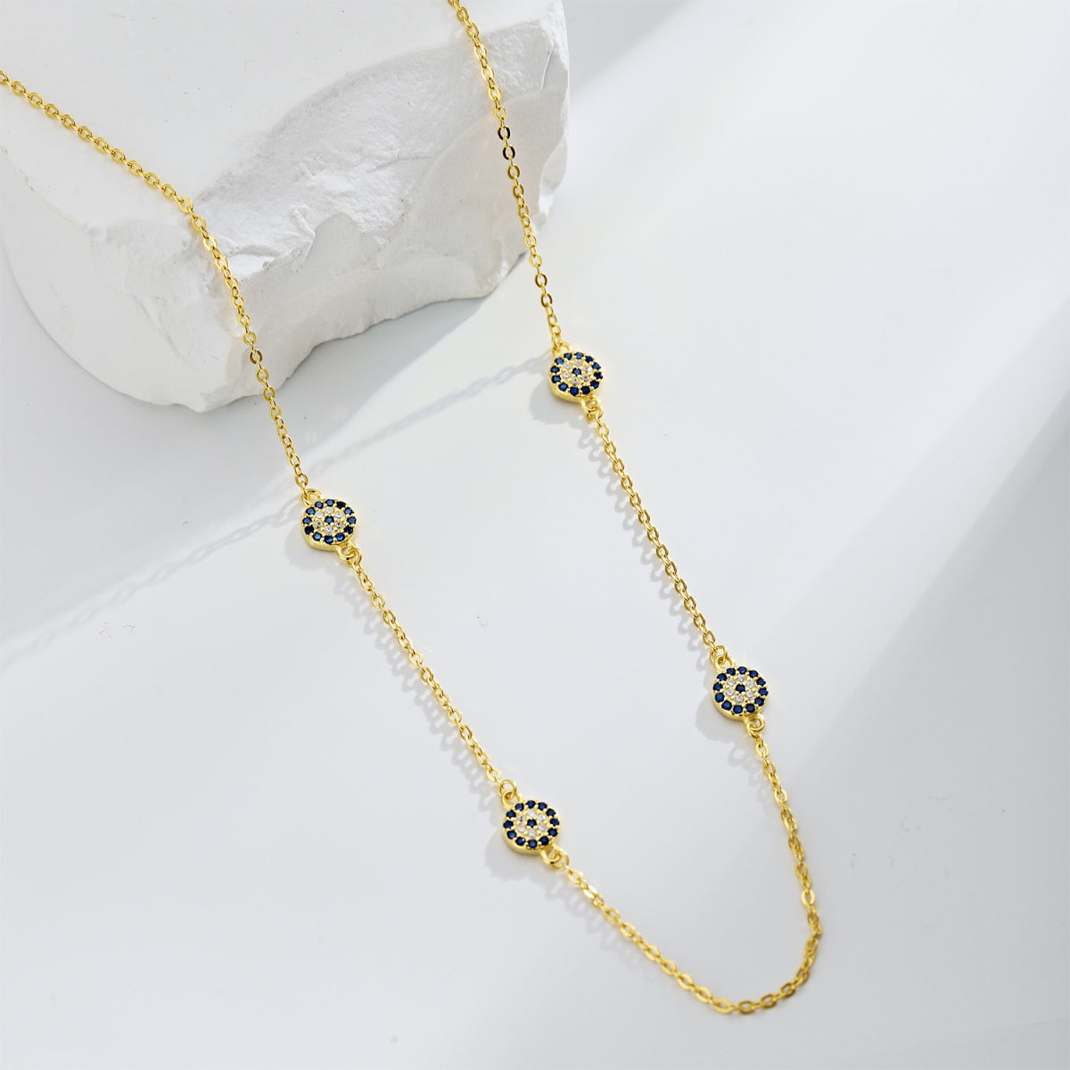 Privé Multi Nazar Sparkle Necklace