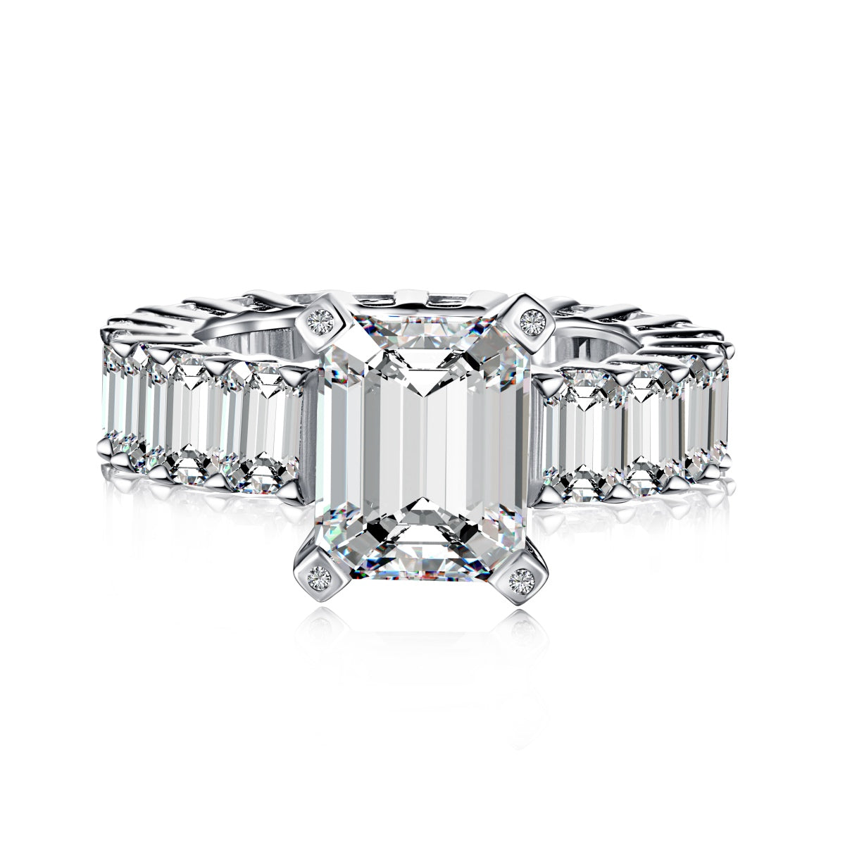 Privé Dazzling Baguette Ring