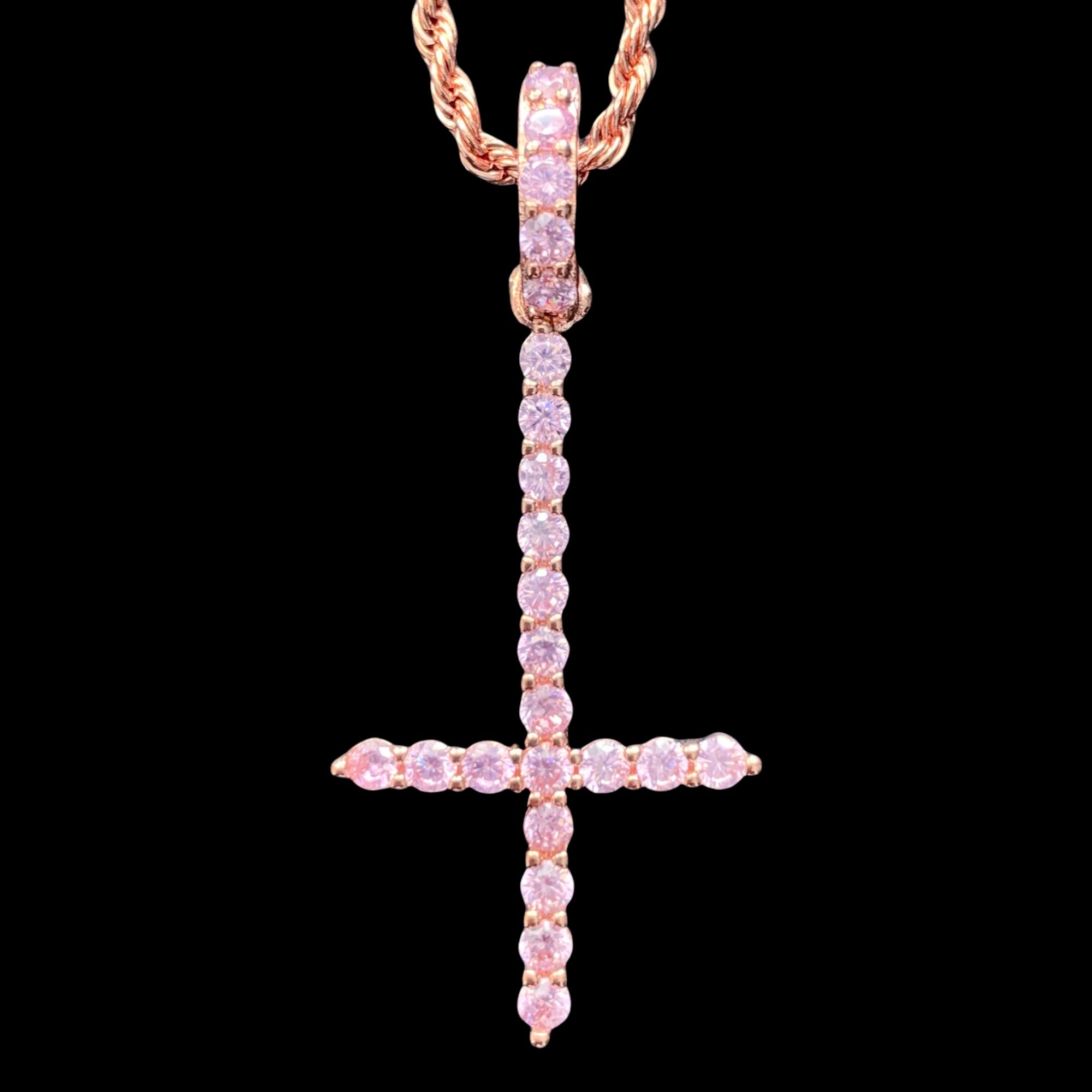 Rose 'Cross' Necklace