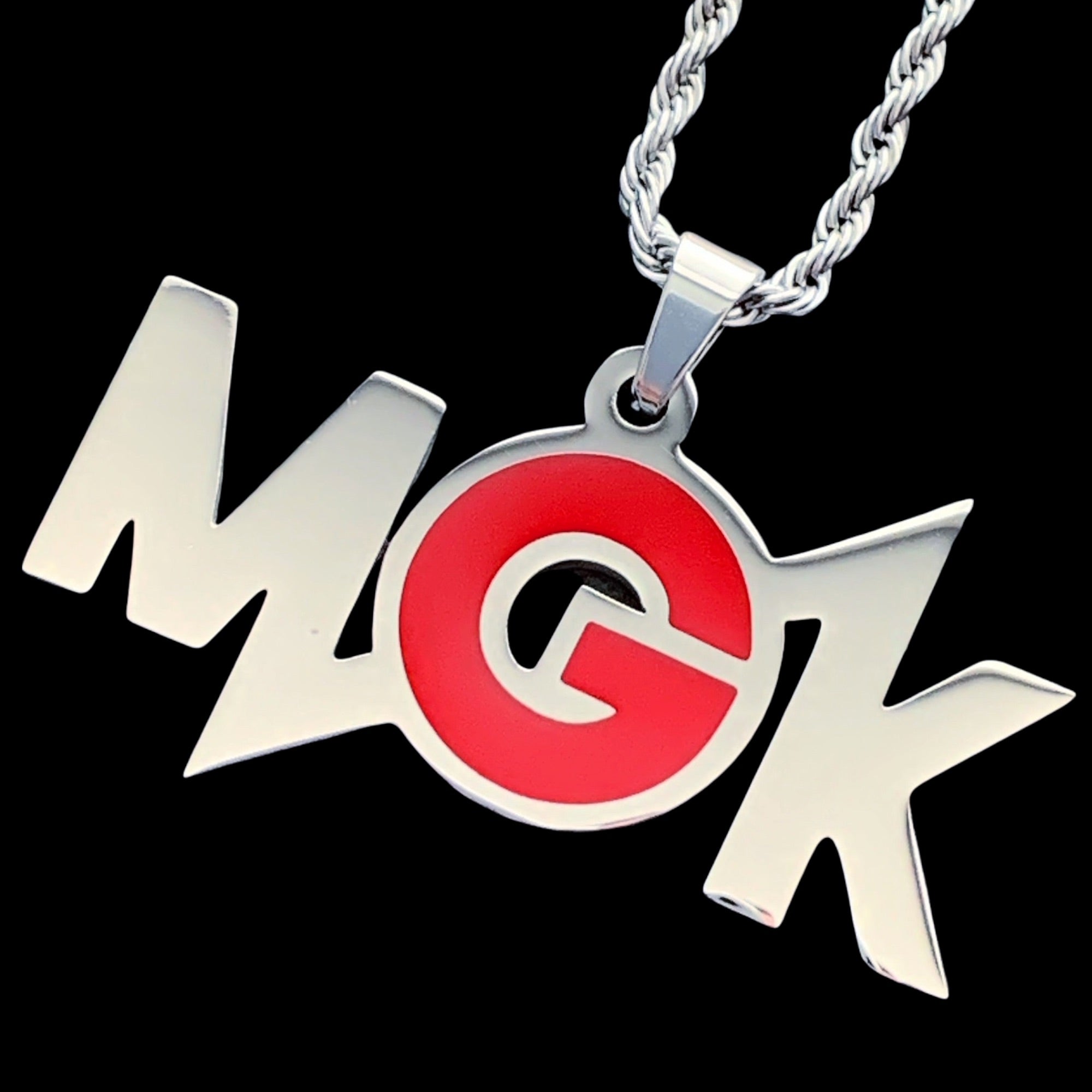 Red 'MGK' Necklace