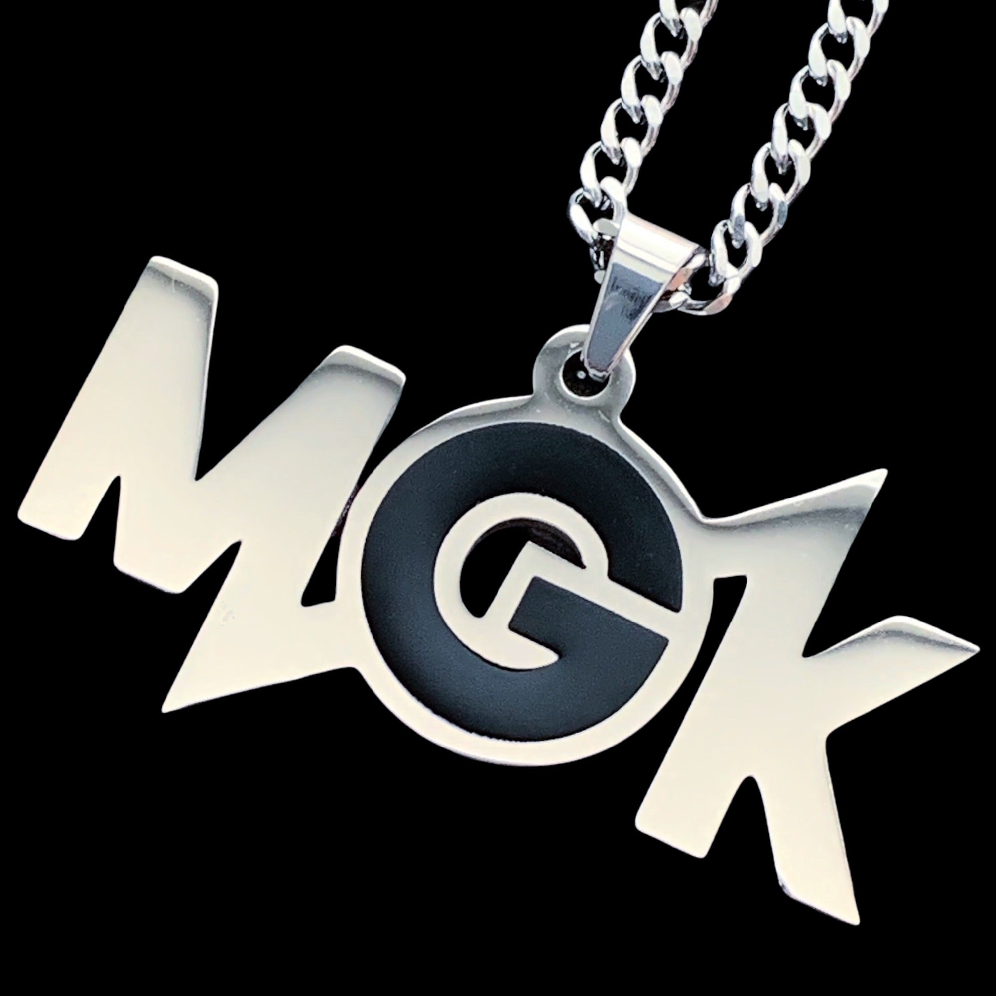 Black 'MGK' Necklace