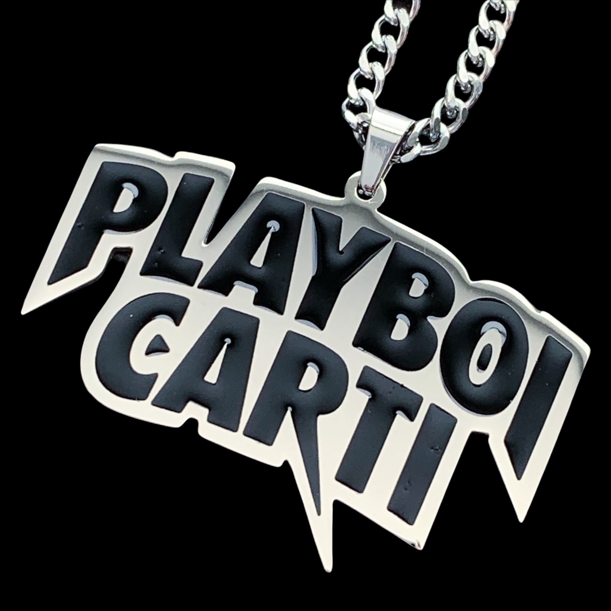 Black 'Playboi Carti' Necklace