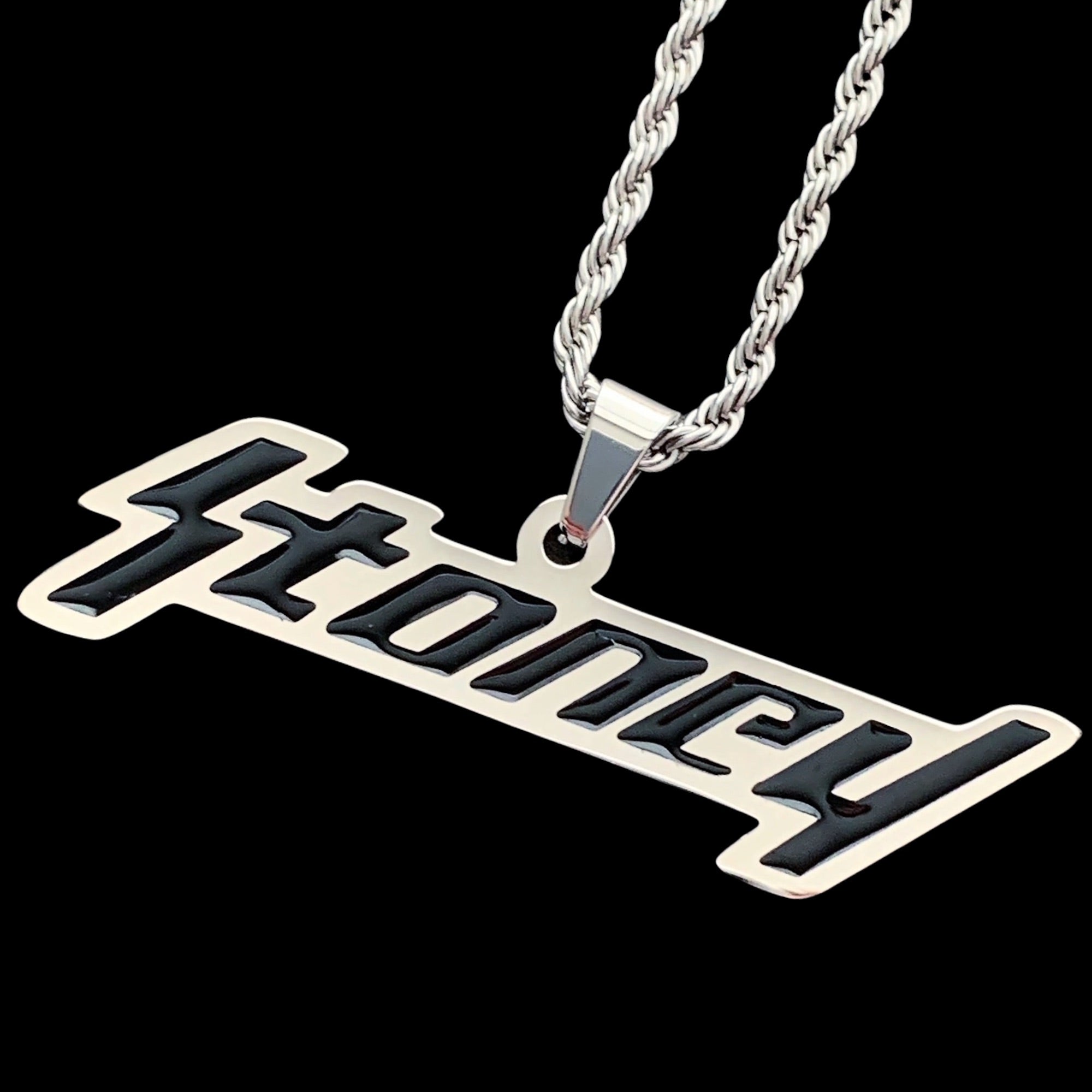 Black 'Stoney' Necklace