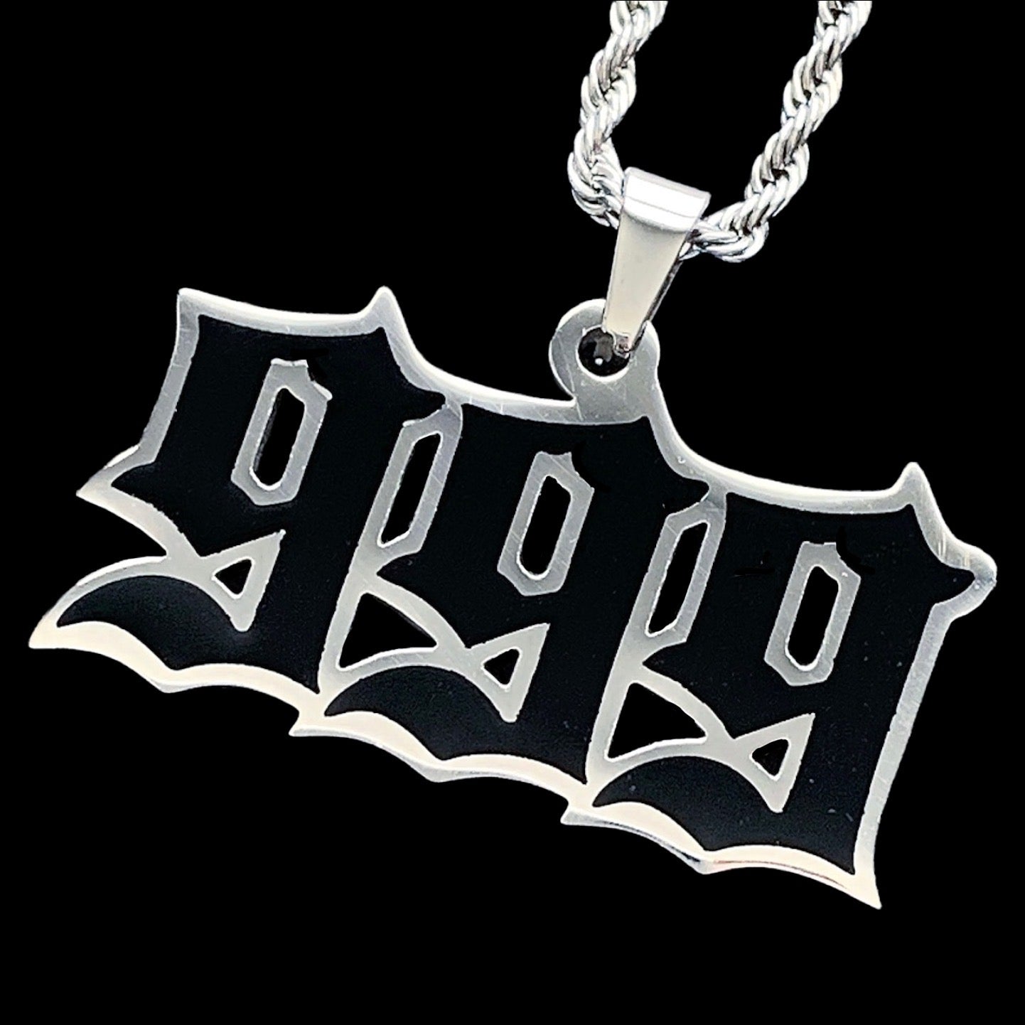 Black 'Royal 9' Necklace