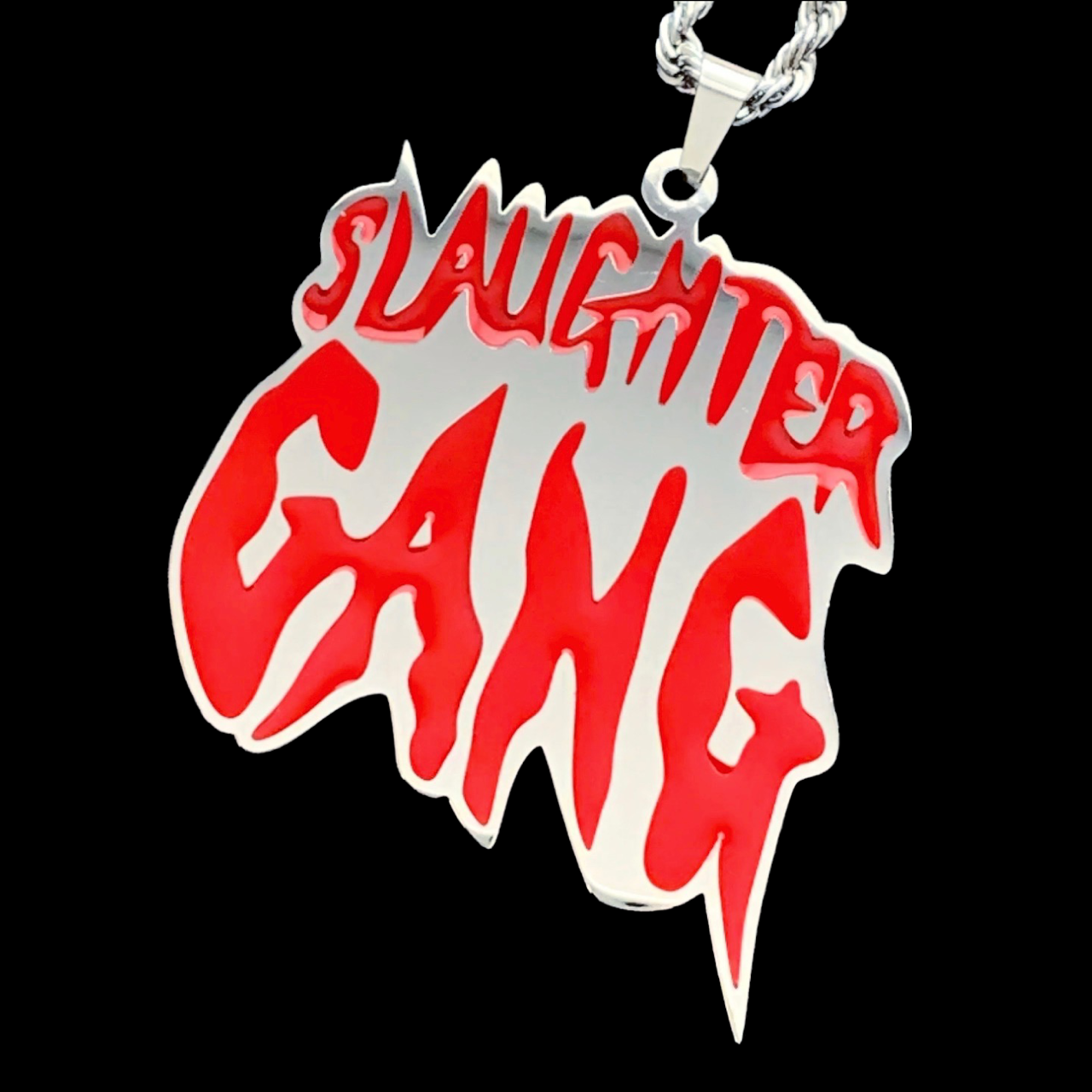 Red 'Slaughter Gang' Necklace