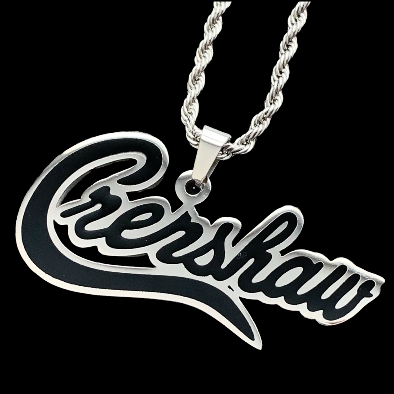 Black 'Crenshaw' Necklace