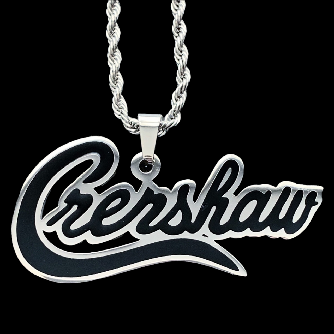 Black 'Crenshaw' Necklace