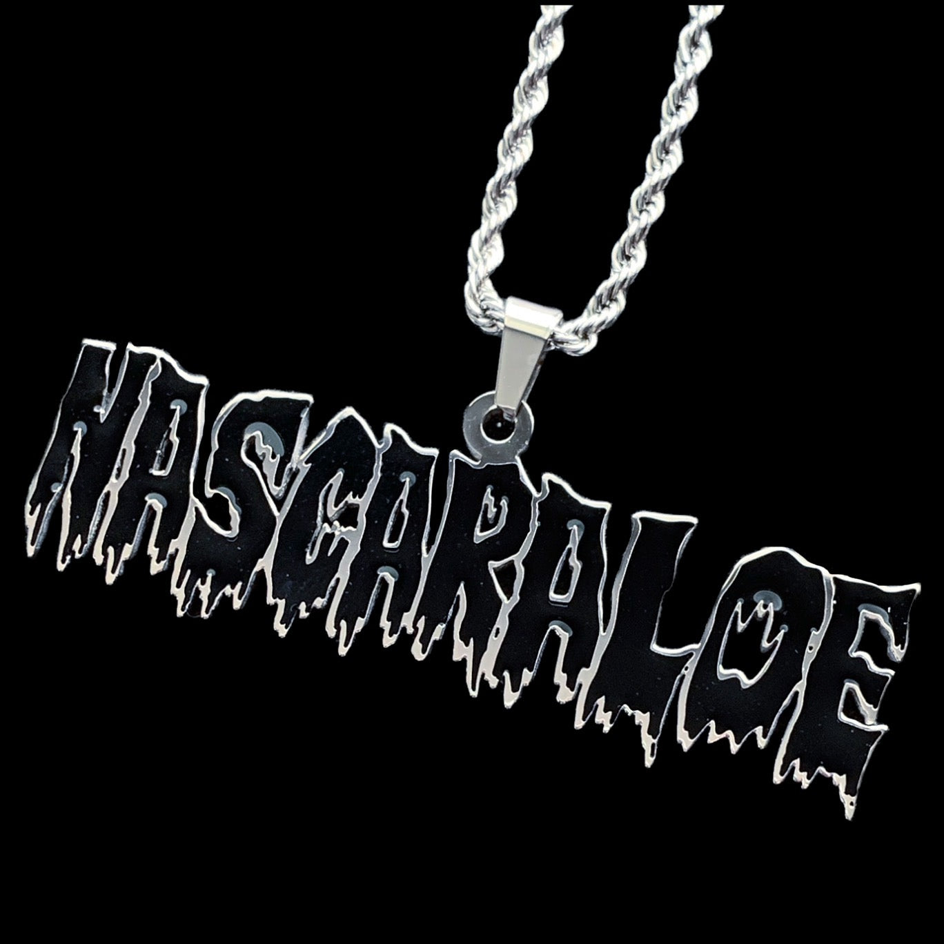 Black 'Nascar Aloe' Necklace