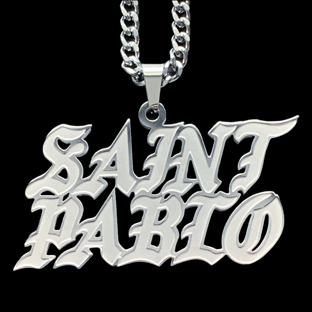 Etched 'Saint Pablo' Necklace