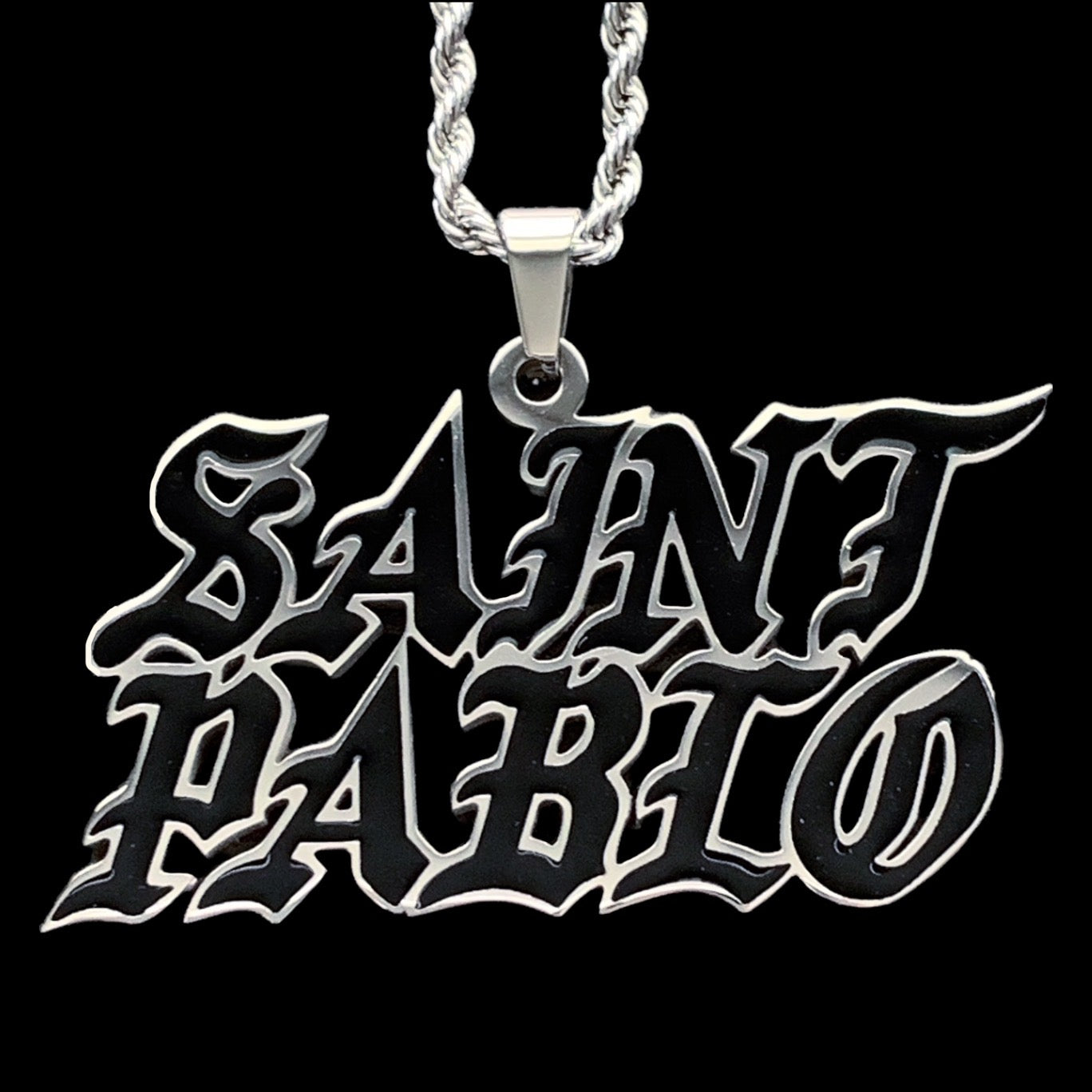 Black 'Saint Pablo' Necklace