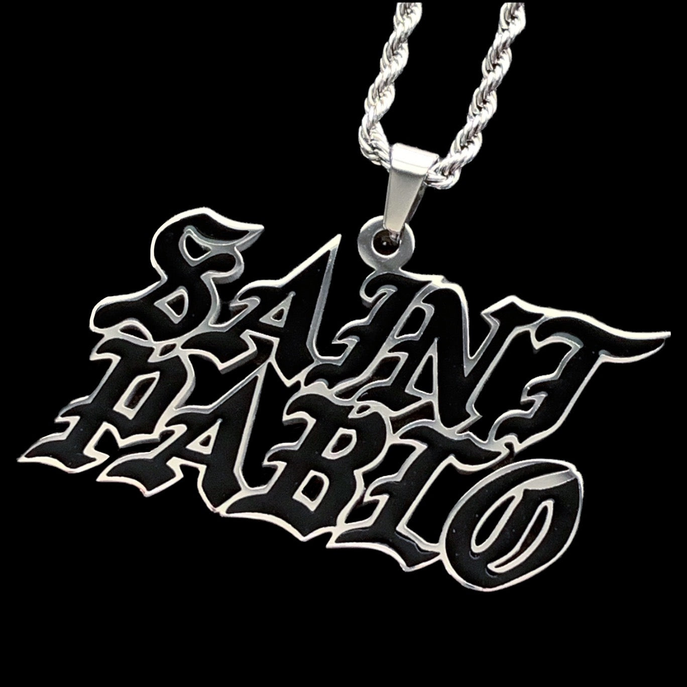 Black 'Saint Pablo' Necklace