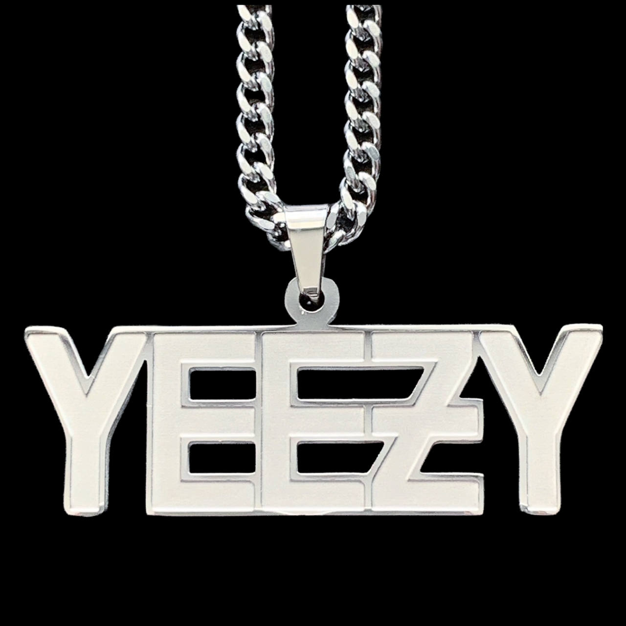 Etched 'YEEƵY' Necklace