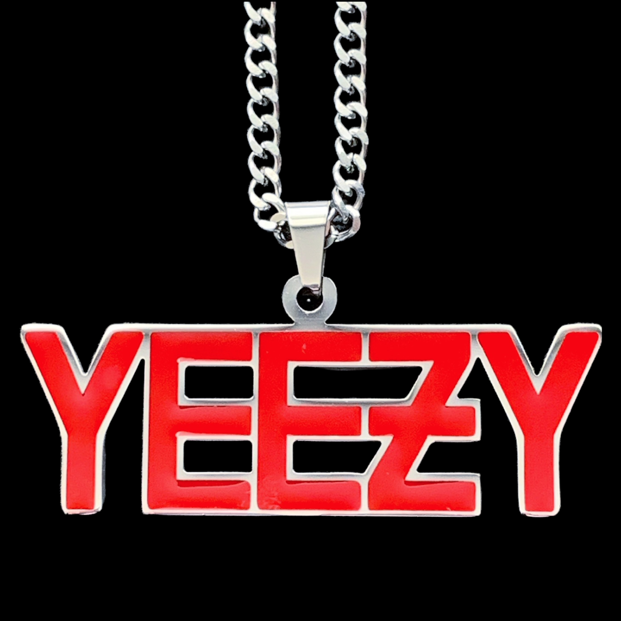 Red 'YEEƵY' Necklace