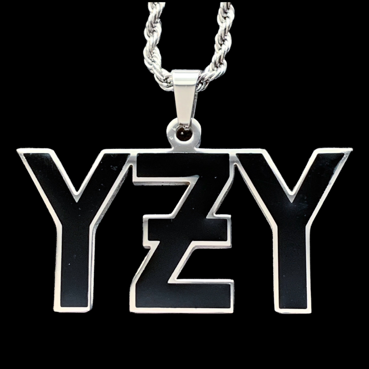 Black 'YƵY' Necklace