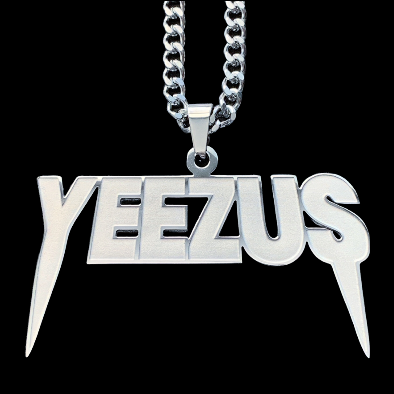 Etched 'YEEZUS' Necklace