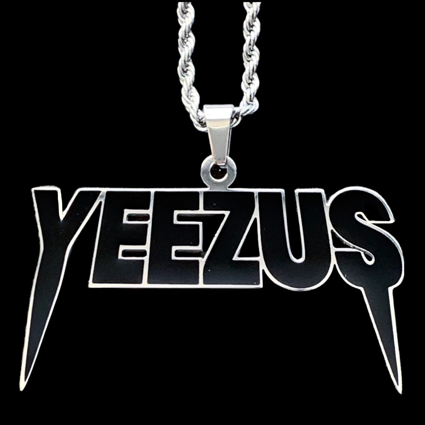 Black 'YEEZUS' Necklace