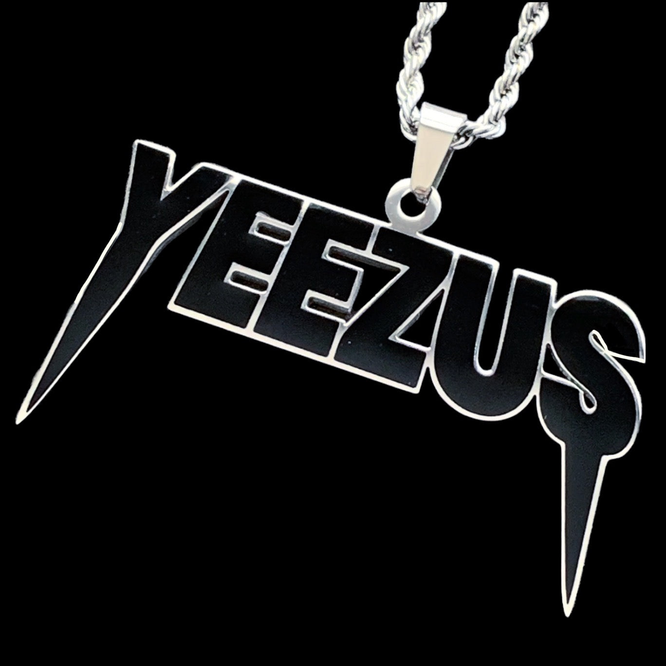 Black 'YEEZUS' Necklace