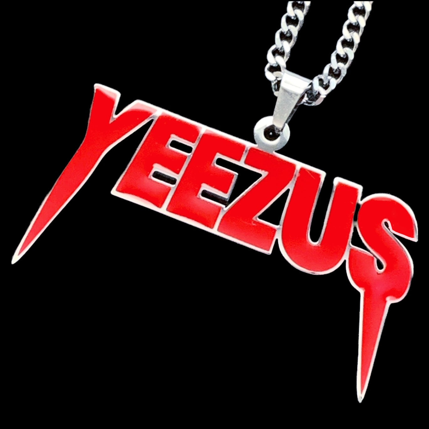 Red 'YEEZUS' Necklace