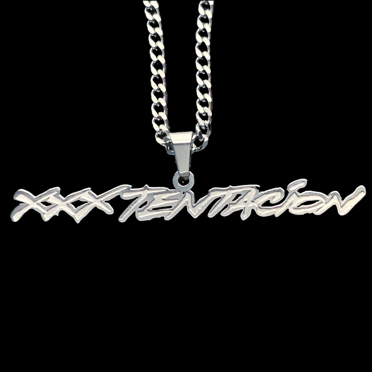 Etched 'XXXTENTACION' Necklace