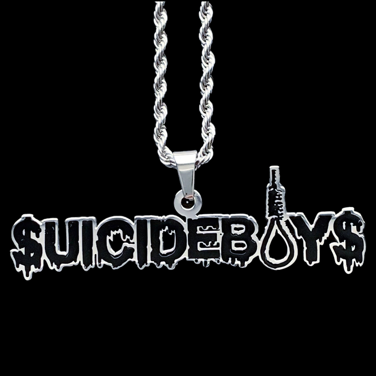 Black '$UICIDEBOY$' Necklace