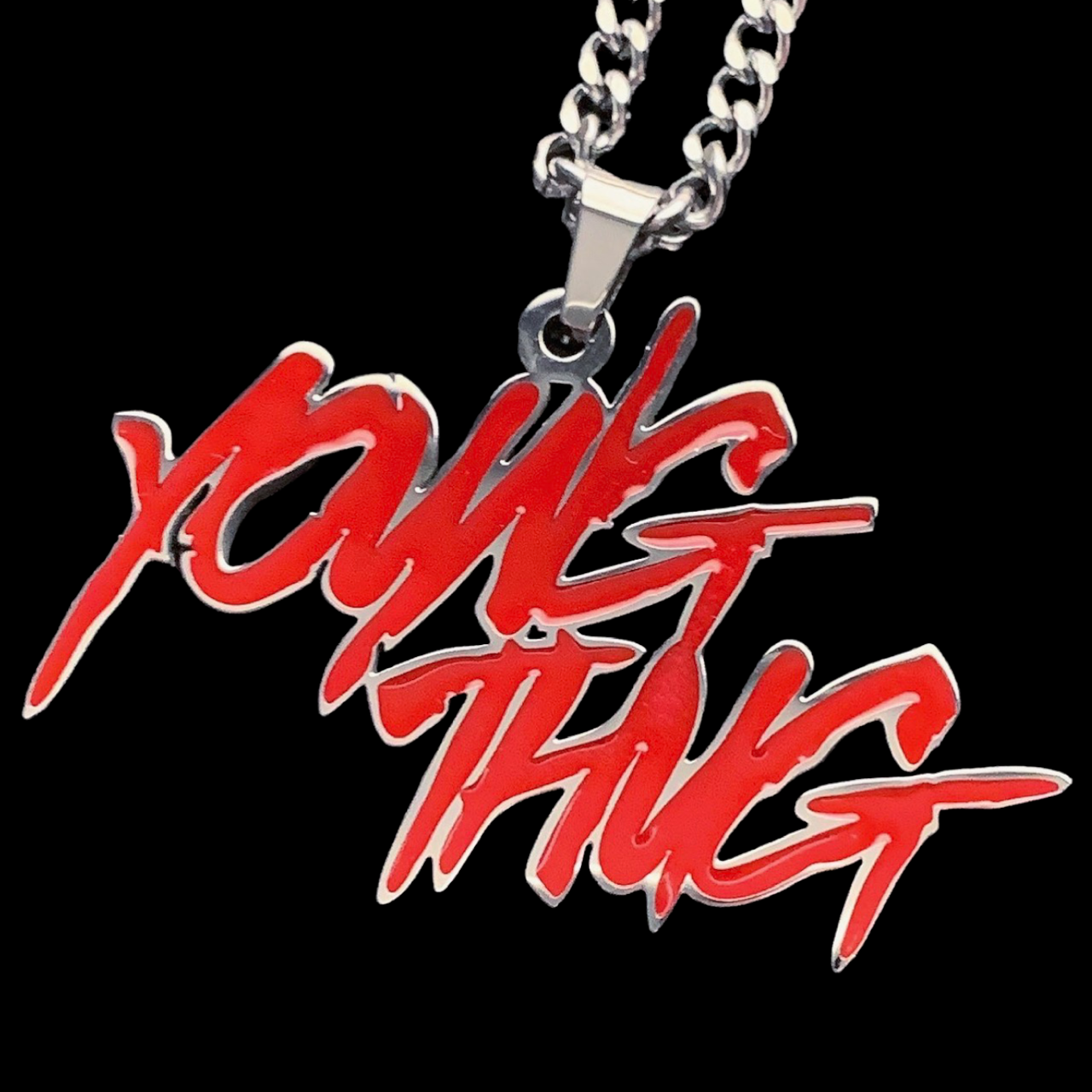 Red 'Young Thug' Necklace