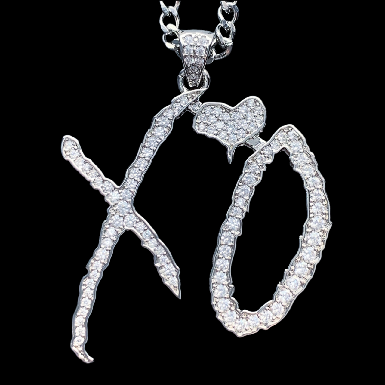 Iced Out 'XO' Necklace