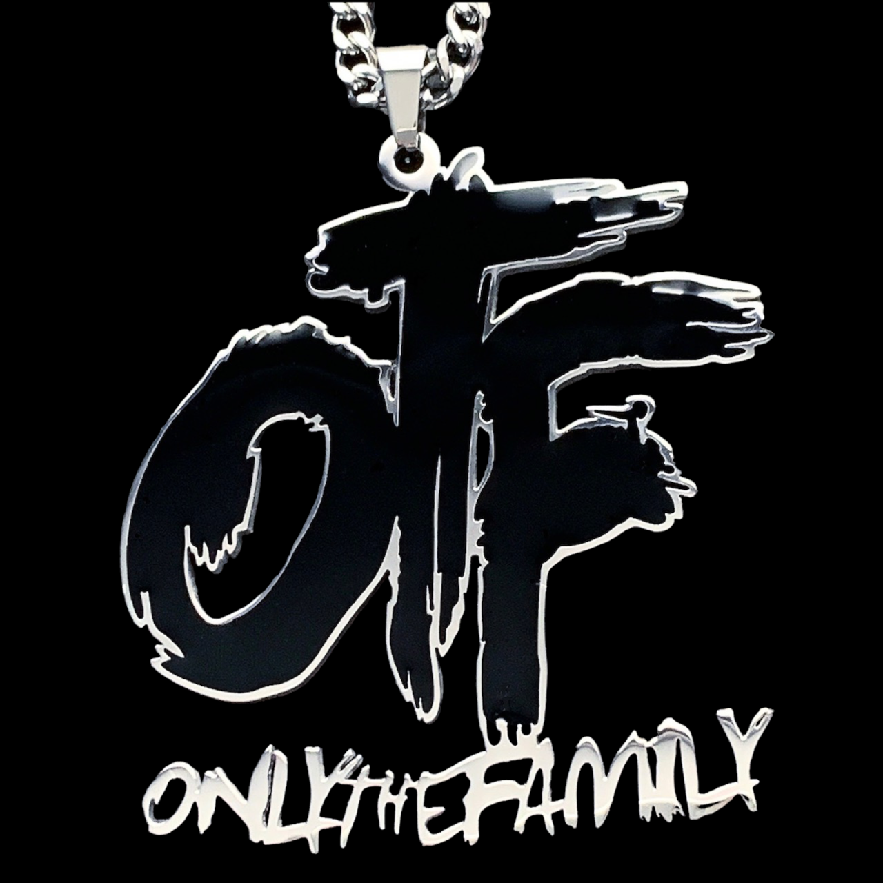 Black 'OTF' Necklace