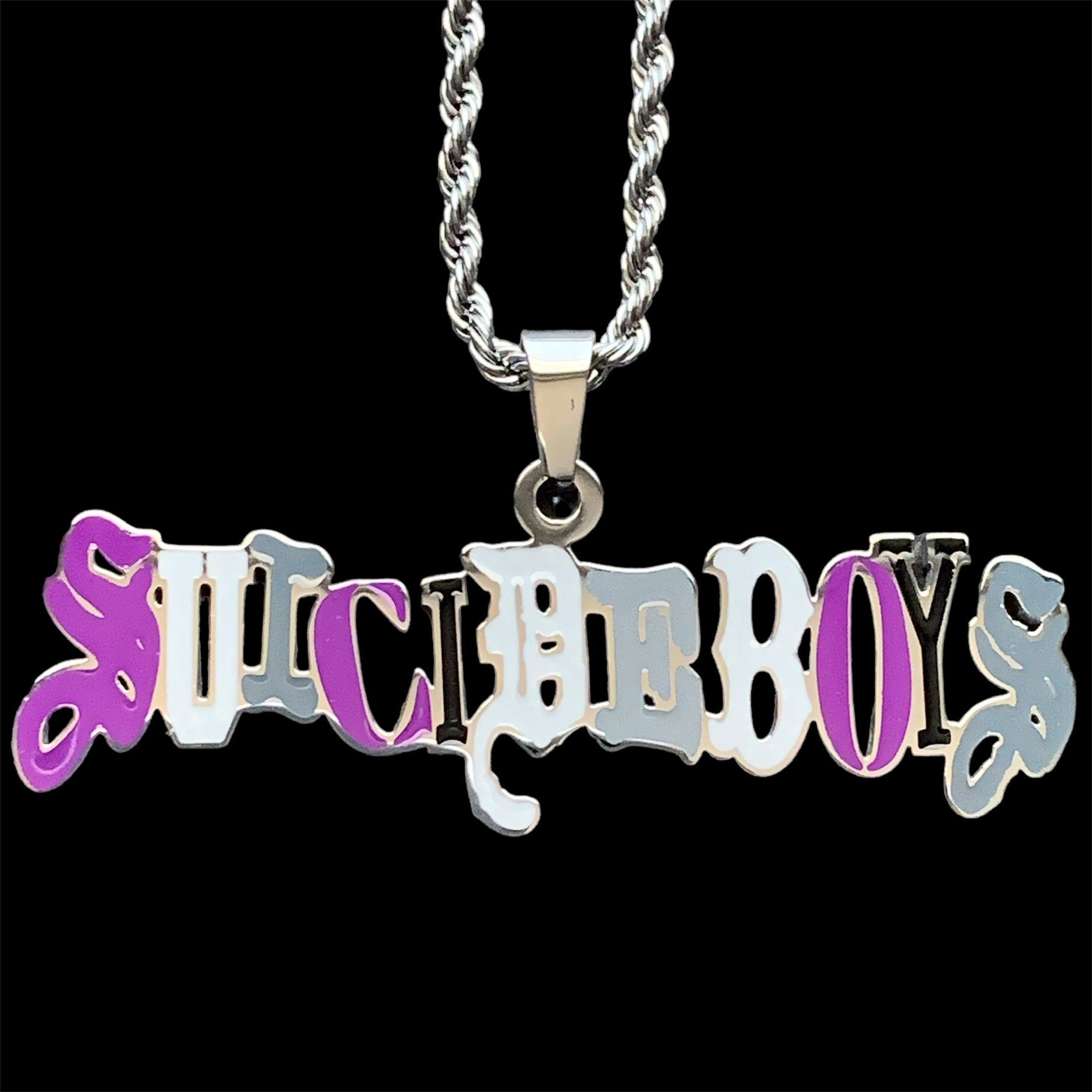 Multicolor '$UICIDEBOY$' Necklace