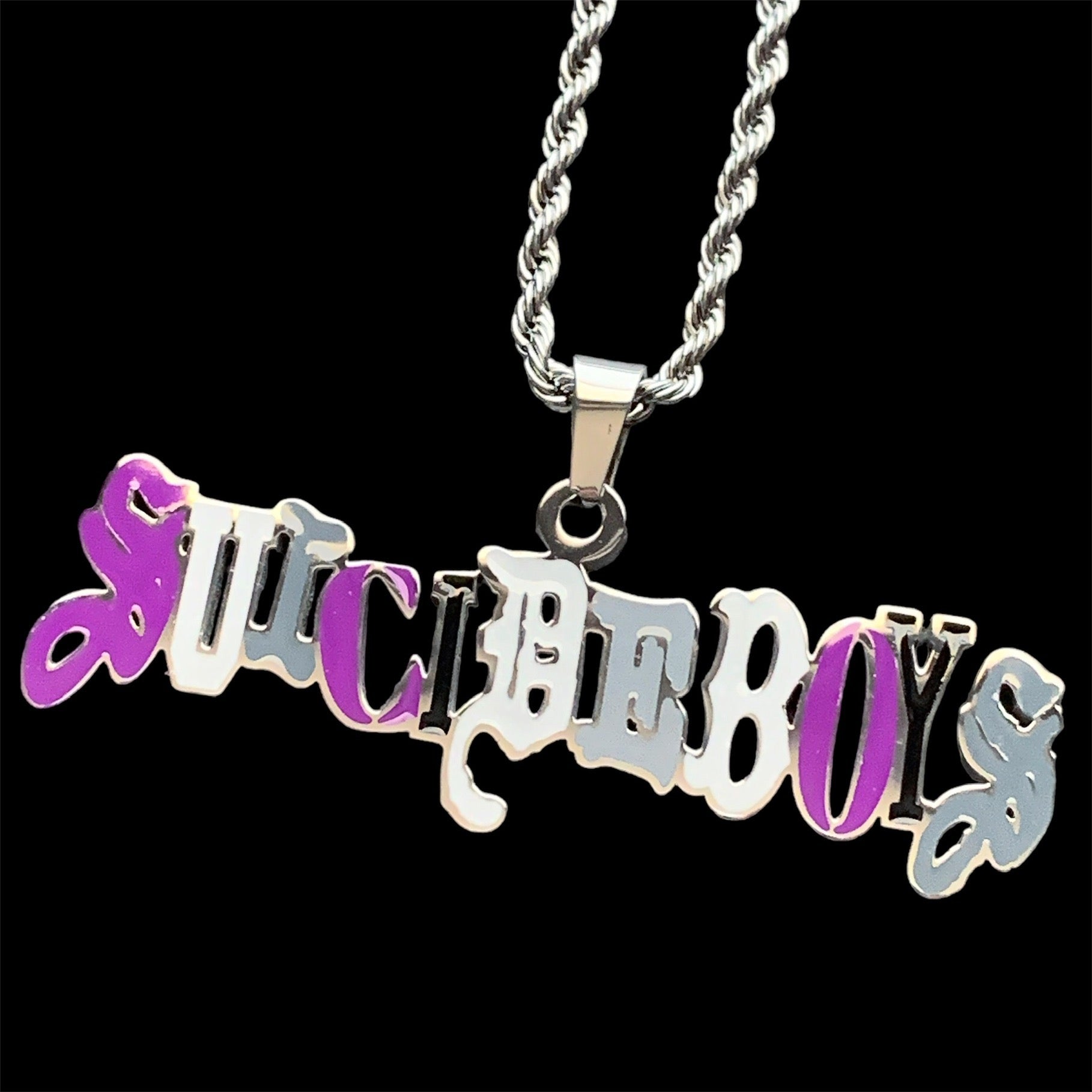 Multicolor '$UICIDEBOY$' Necklace