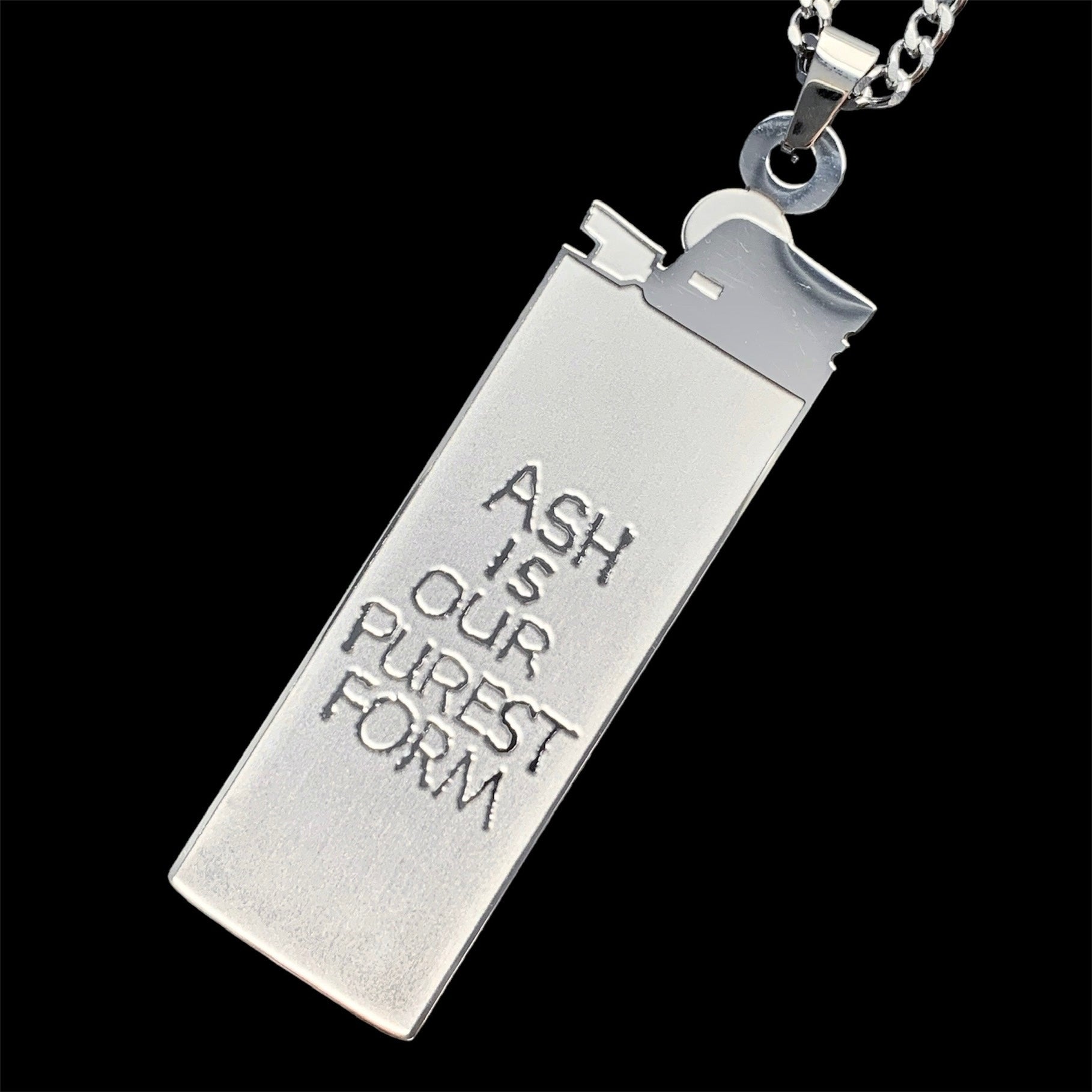 Lil Peep 'Ash Is Our Purest Form' Lighter Necklace