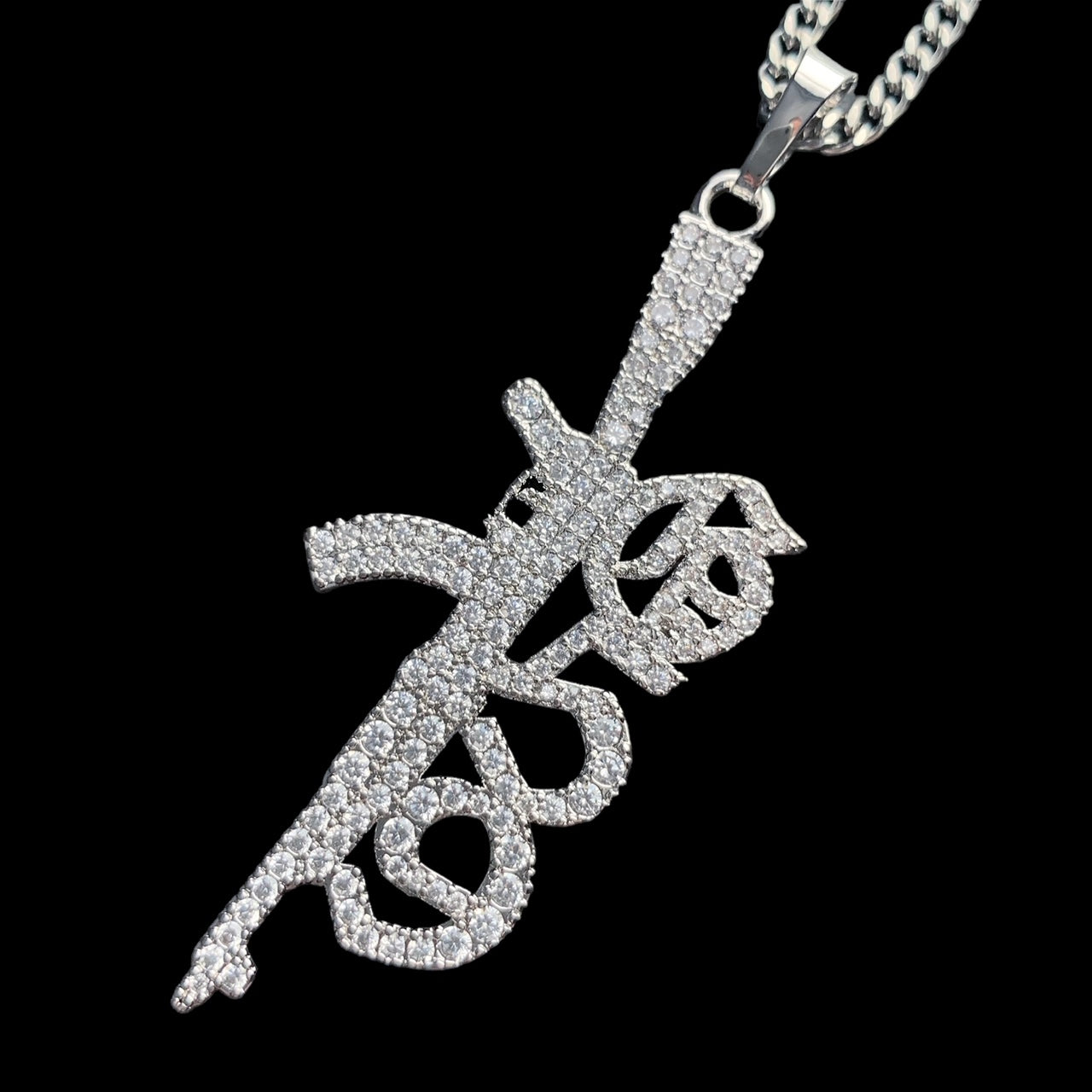 Iced Out 'G59 Rifle' Necklace