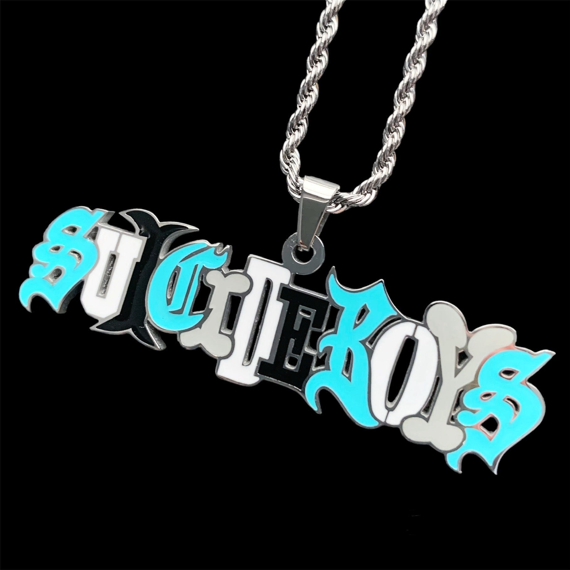 Multicolor '$UICIDEBOY$' Necklace