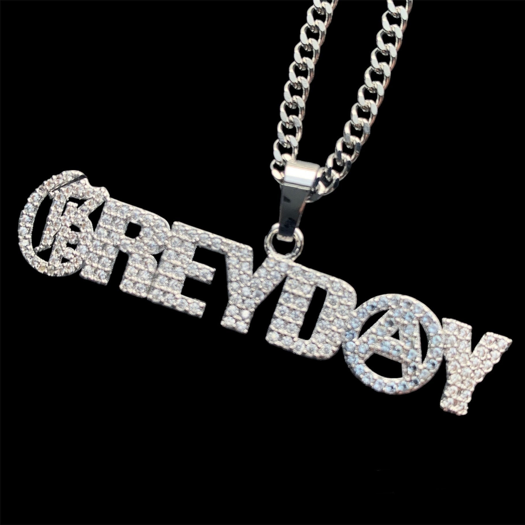 Iced 'Grey Day 24' Necklace