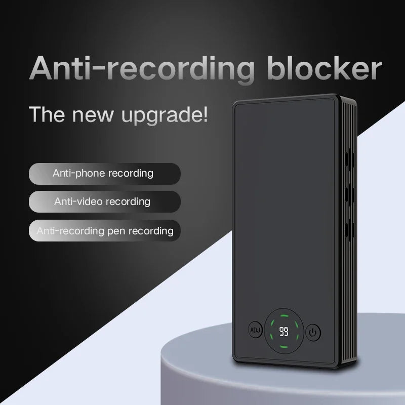 Anti-recording device Audio Recording Blocker white noise to prevent eavesdropping