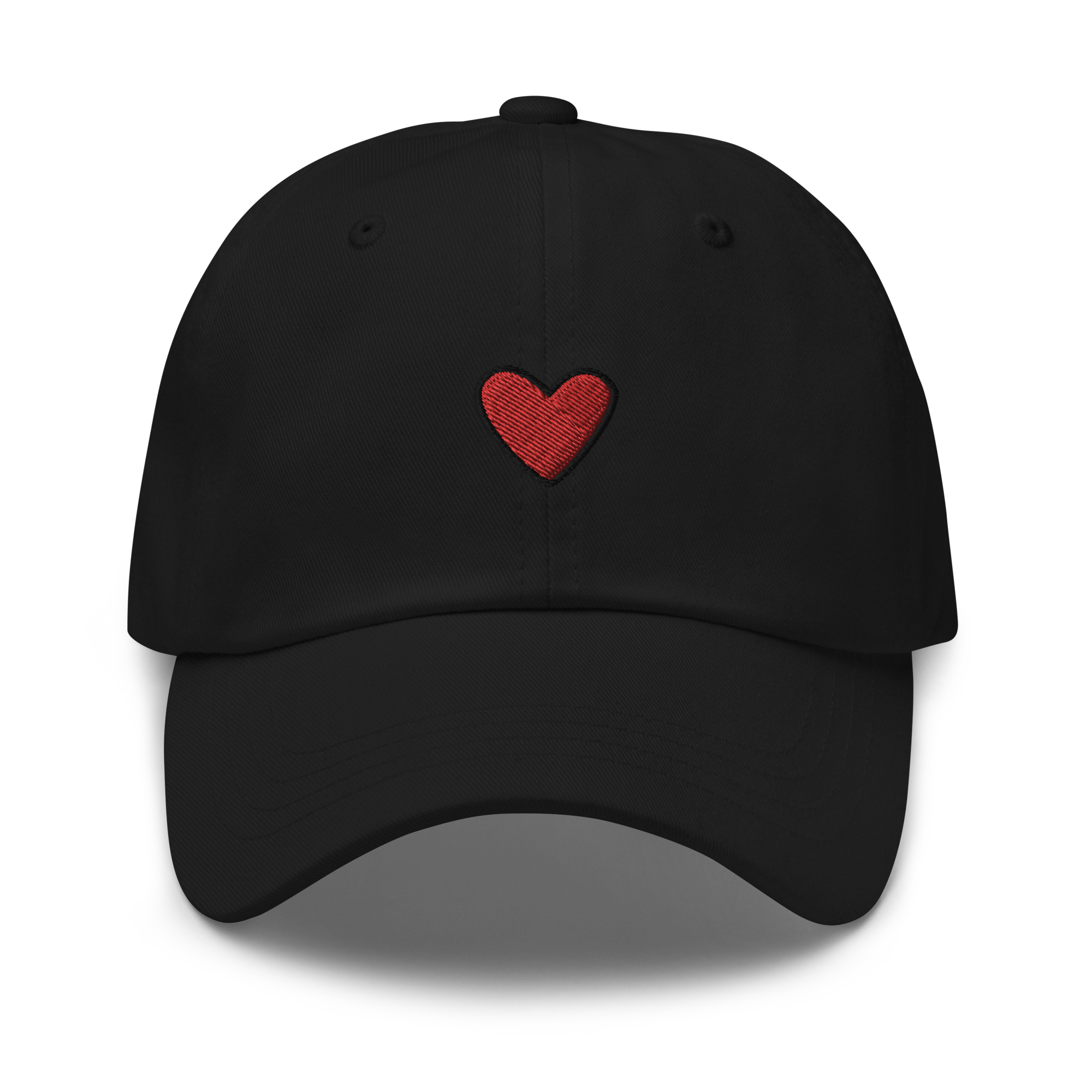 Heart Symbol Embroidered Dad Hat