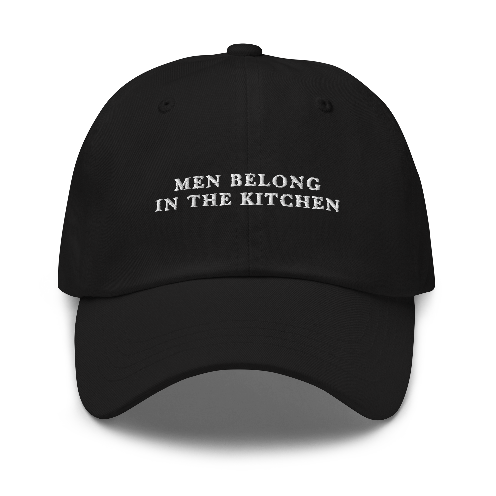 Men Belong In The Kitchen Feminist Embroidered Dad Hat