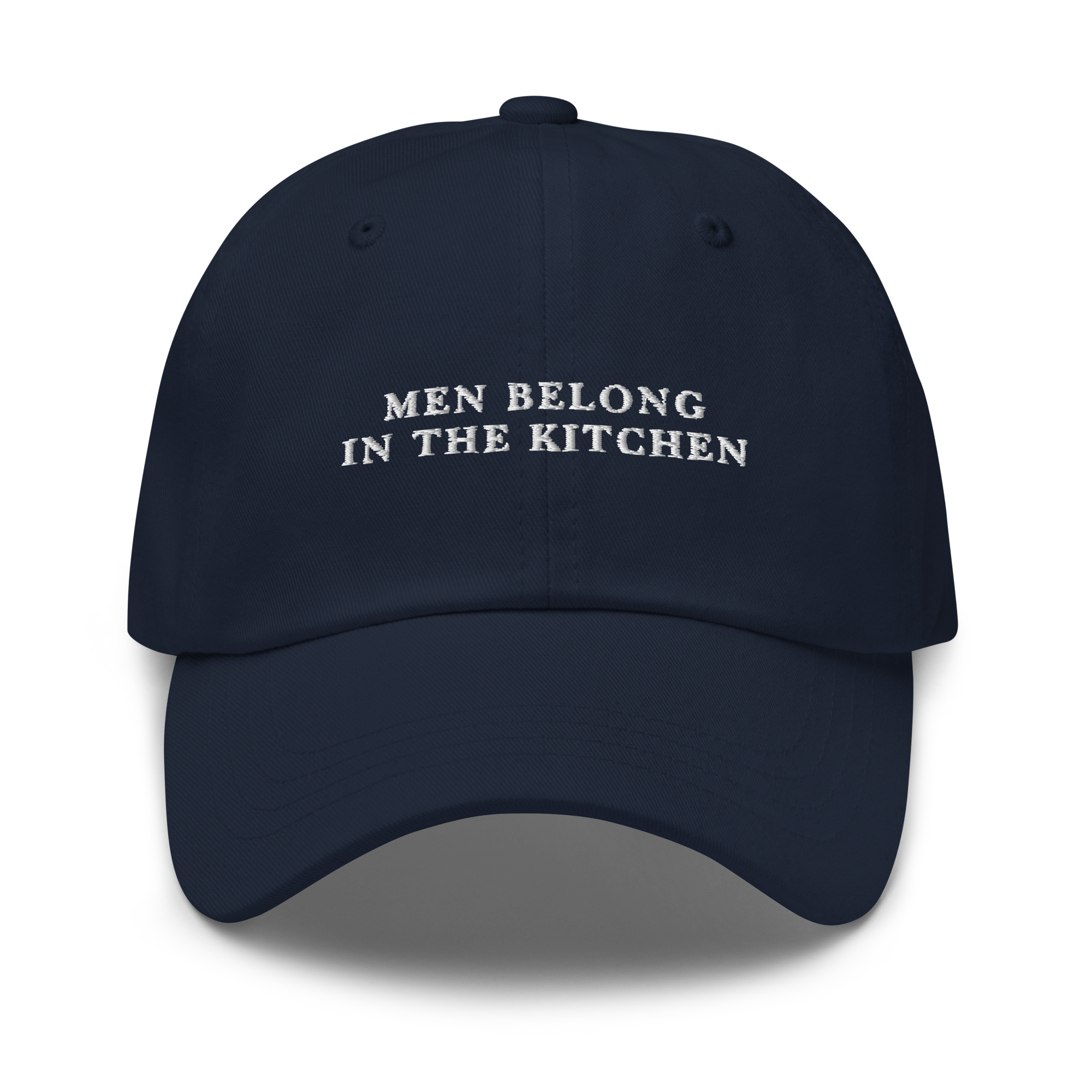 Men Belong In The Kitchen Feminist Embroidered Dad Hat