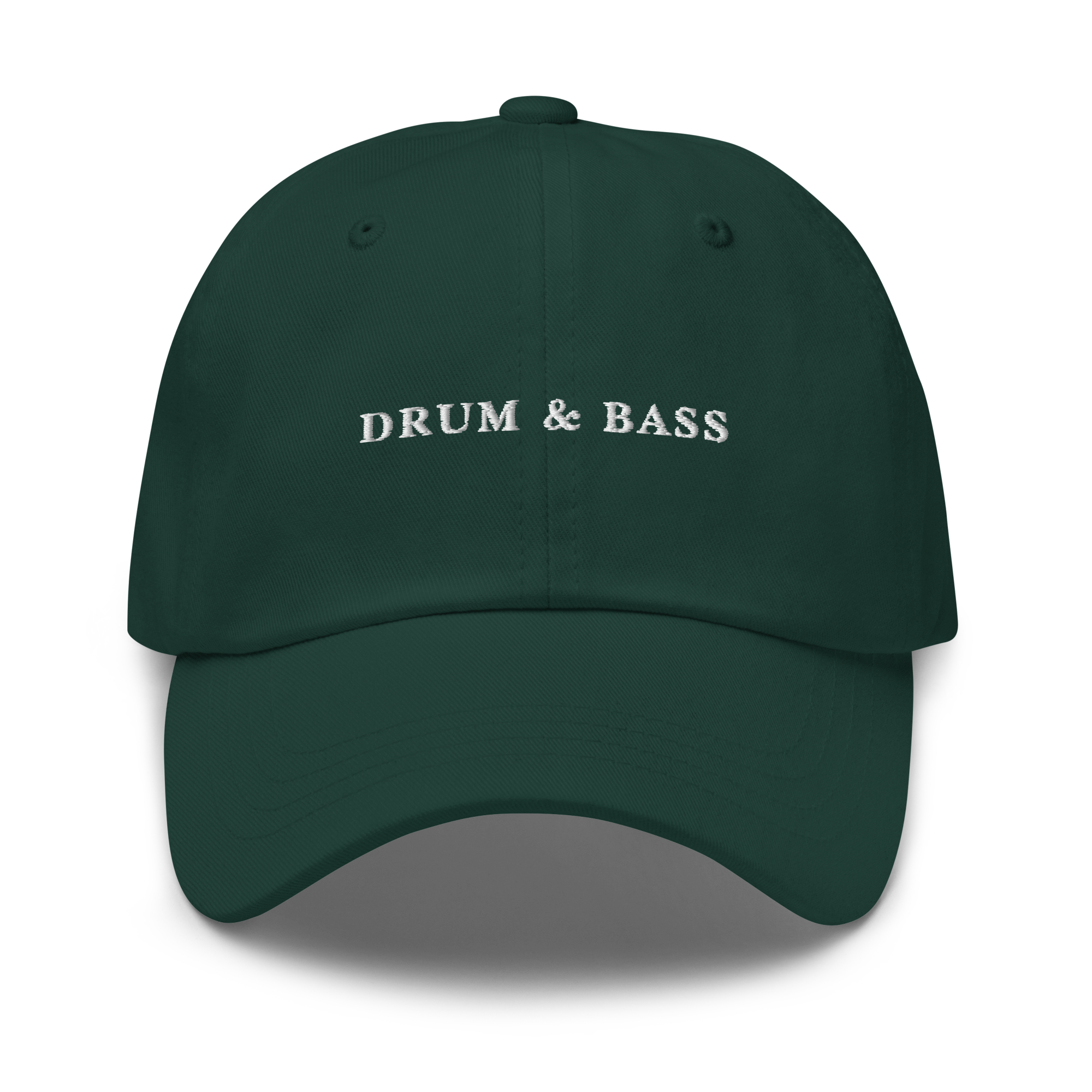 Drum & Bass Music Embroidered Dad Hat