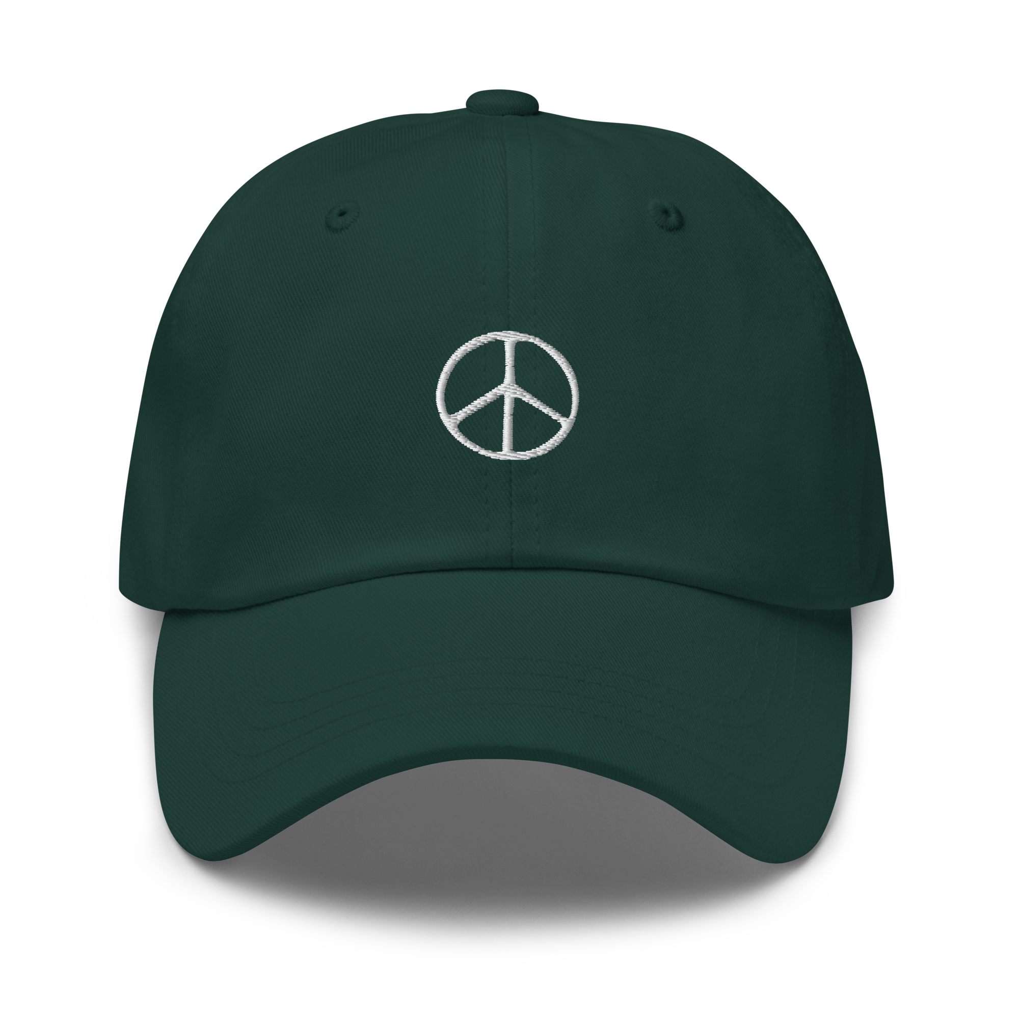 Peace Symbol Embroidered Dad Hat